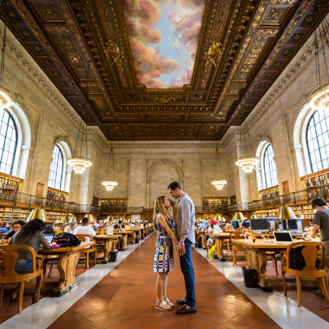 Donde proponer matrimonio NYC-Public Library